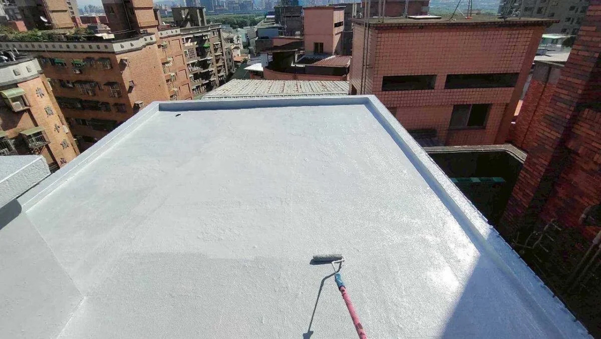 完成防水工程的屋頂